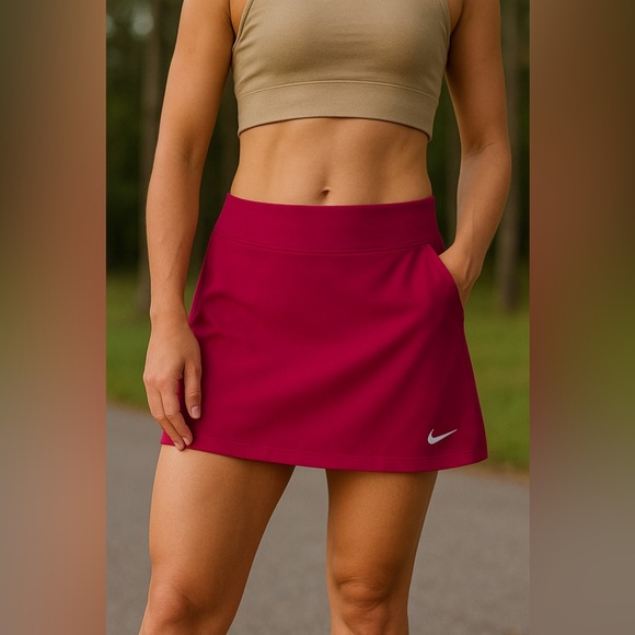 NIKE✔️Dri-Fit Fuchsia Skort, Pockets - Golf, Pickleball, Tennis 💕 (Size Small) - Picture 12 of 12